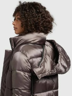 Khujo Manteaux Dhiver Manteau D’hiver Julina Femme Taupe -Magasin de vêtements Khujo pas cher 75a16c369d76192815fea59c09ed5fb9