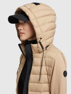 Khujo Manteaux Dhiver Manteau D’hiver RUTH MATT Femme Beige -Magasin de vêtements Khujo pas cher 78b79c68ab5052f8f8a02c81e3f8da9a