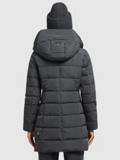 Khujo Manteaux Courts Manteau D’hiver Floyt Femme Gris Foncé -Magasin de vêtements Khujo pas cher 78e62d706734a4873964f02700310daa