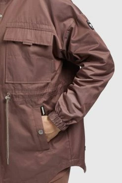 Khujo Vestes De Mi-saison Veste Mi-saison PRAYATA Femme Marron -Magasin de vêtements Khujo pas cher 79dd52900b1179200270b7ada7199ebc