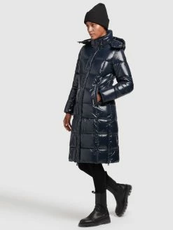 Khujo Manteaux Dhiver Manteau D’hiver Tonka Femme Bleu Foncé -Magasin de vêtements Khujo pas cher 7a55f46eeee9126c4e9e696312ae5afe