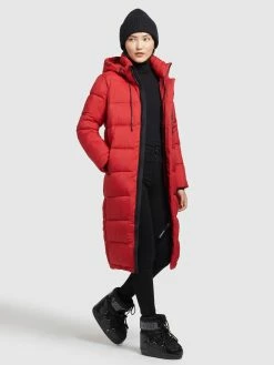 Khujo Manteaux Dhiver Manteau D’hiver Julina Femme Rouge -Magasin de vêtements Khujo pas cher 7b1db86f93e64e3fe180760a94e74b29