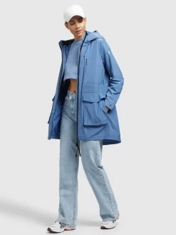Khujo Manteaux De Mi-saison Manteau Mi-saison Ging Femme Bleu -Magasin de vêtements Khujo pas cher 7b8216f5aa99d1e74821620778281877