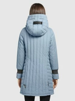 Khujo Manteaux De Mi-saison Manteau Mi-saison Jerry Femme Bleu Clair -Magasin de vêtements Khujo pas cher 7b9bde35c422f619663c9348ac497e8d
