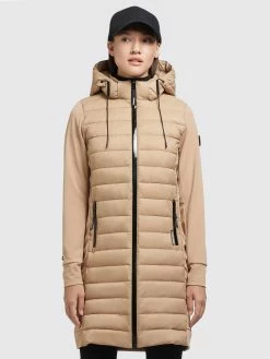 Khujo Manteaux Dhiver Manteau D’hiver RUTH MATT Femme Beige -Magasin de vêtements Khujo pas cher 7c046e85b40d1be6256be2fc4b9a3cc8
