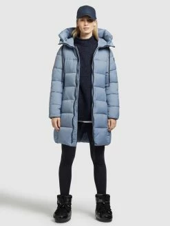 Khujo Manteaux Dhiver Manteau D’hiver Tuula Femme Bleu Fumé -Magasin de vêtements Khujo pas cher 7cb413b2a4e251c870a84a88e44f589c