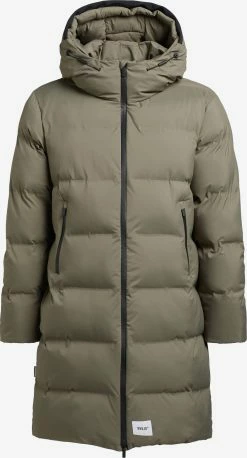 Khujo Manteaux Dhiver Manteau D’hiver Crew Homme Olive