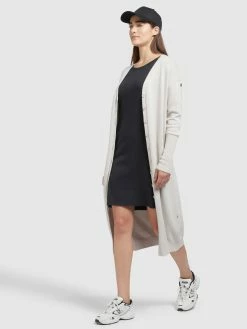 Khujo Gilets Cardigan Elina Femme Crème -Magasin de vêtements Khujo pas cher 7d6b2017e7e48bf3face8b341f41eb19