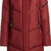 Khujo Manteaux De Mi-saison Manteau Mi-saison Femme Rouge Foncé -Magasin de vêtements Khujo pas cher 7e41699cb702568001678a4fe337088b