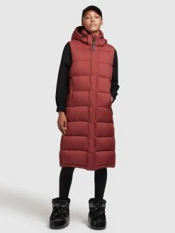 Khujo Vestes Sans Manches Gilet Magneta Femme Rouge Rouille -Magasin de vêtements Khujo pas cher 7ec3252d02c33aca24b8bbcd3a0b4931