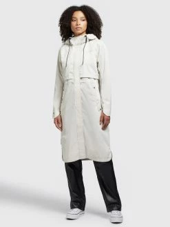 Khujo Manteaux De Mi-saison Manteau Mi-saison Jomana Femme Blanc Cassé -Magasin de vêtements Khujo pas cher 7fc79d24c4a66ce5abde1b89a112a337