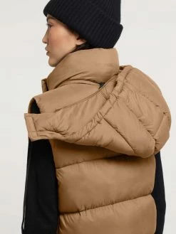 Khujo Vestes Sans Manches Gilet Eden Femme Noisette -Magasin de vêtements Khujo pas cher 800065465832a66f8141de81cfd3453a