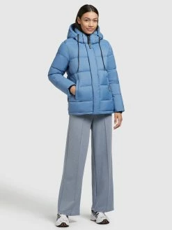 Khujo Vestes Dhiver Veste D’hiver Evona Femme Bleu Ciel -Magasin de vêtements Khujo pas cher 82755d27e84ef9f1cf08ab1d88983a8a