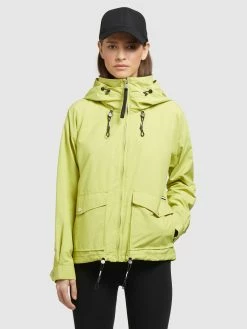 Khujo Vestes De Mi-saison Veste Mi-saison BLAIR Femme Pomme / Vert Clair -Magasin de vêtements Khujo pas cher 830a4b50c6bffb14419495f144c9fce0