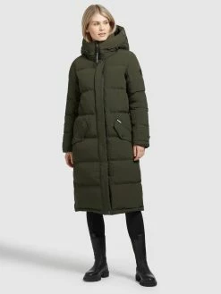 Khujo Manteaux Dhiver Manteau D’hiver Dakota Femme Vert Foncé -Magasin de vêtements Khujo pas cher 83d1c5a5f6fe702a71eb98ed00ea0453