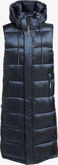 Khujo Vestes Sans Manches Gilet Tourin Femme Bleu Marine