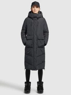 Khujo Manteaux Dhiver Manteau D’hiver Elvita Femme Bleu Foncé -Magasin de vêtements Khujo pas cher 83e9d15cb8bef43d85fb1ca46da046cd