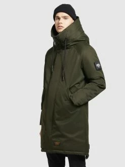 Khujo Manteaux Dhiver Manteau D’hiver Tuck Homme Olive -Magasin de vêtements Khujo pas cher 8545f217dec0747d8f117122233ff357