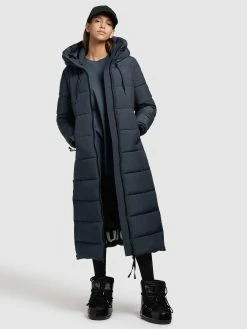 Khujo Manteaux Dhiver Manteau D’hiver Deria Femme Bleu Foncé -Magasin de vêtements Khujo pas cher 86d3fb1490e7e79ede4a9d245e8aefef