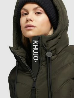 Khujo Vestes De Mi-saison Veste Mi-saison Stern Femme Kaki -Magasin de vêtements Khujo pas cher 88482647a36db8dbf0df693a7515d200