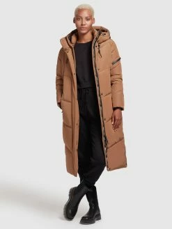 Khujo Manteaux De Mi-saison Manteau Mi-saison Sonje Femme Caramel -Magasin de vêtements Khujo pas cher 899bc6374c7dc3040a4867d5013f74b9