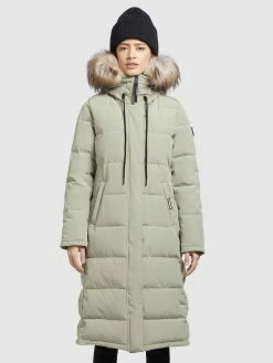 Khujo Manteaux Dhiver Manteau D’hiver LOLL Femme Vert Pastel -Magasin de vêtements Khujo pas cher 8abecbaf2d31fc787e865353246c3e8d