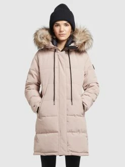 Khujo Manteaux Dhiver Manteau D’hiver Cloren Femme Rose -Magasin de vêtements Khujo pas cher 8c5b11da36d8b4674664f244512d9e20