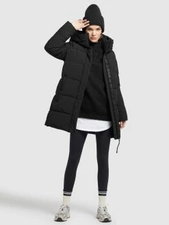 Khujo Manteaux Courts Manteau D’hiver Wente Femme Noir -Magasin de vêtements Khujo pas cher 8dc184144e16ddc4831435d8bc86d417