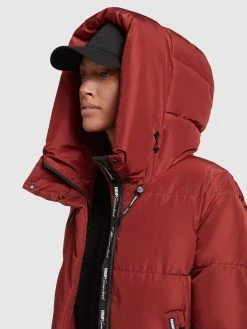 Khujo Manteaux Dhiver Manteau D’hiver Soulani Femme Rouge Rouille -Magasin de vêtements Khujo pas cher 8e86e56f7ba5e09ee90b101192e9b26b