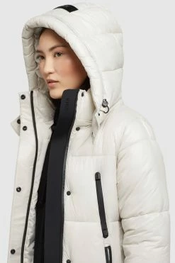 Khujo Manteaux Dhiver Manteau D’hiver Melona Femme Blanc Perle -Magasin de vêtements Khujo pas cher 8f2508fdd4a099adf852f8f814ad1b93