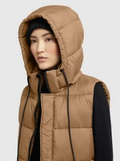 Khujo Vestes Sans Manches Gilet Eden Femme Noisette -Magasin de vêtements Khujo pas cher 8f2d5965c4c4e50f78a3525b9b72940c