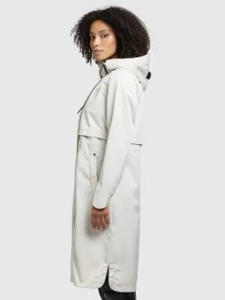 Khujo Manteaux De Mi-saison Manteau Mi-saison Jomana Femme Blanc Cassé -Magasin de vêtements Khujo pas cher 8f5c082f64556b6e7e90623ea0ac2414
