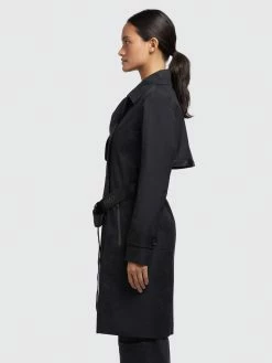 Khujo Trenchs Manteau Mi-saison Sarina Femme Noir -Magasin de vêtements Khujo pas cher 8fb98016857cc48bf0b57b7845298f60