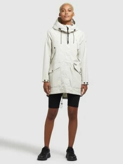 Khujo Manteaux De Mi-saison Manteau Mi-saison AIRA Femme Gris Clair -Magasin de vêtements Khujo pas cher 91cee5c62051e8e39e7c2a5e306aa41b