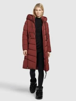 Khujo Manteaux De Mi-saison Manteau Mi-saison Klayd Femme Rouge Foncé -Magasin de vêtements Khujo pas cher 9211c07f13b63ab1c31e3949e461b48c