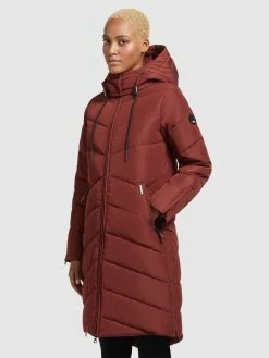Khujo Manteaux Dhiver Manteau D’hiver Huba Femme Rouge Carmin -Magasin de vêtements Khujo pas cher 9283d61feabeea11b38094f20b28b505