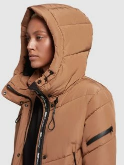 Khujo Manteaux De Mi-saison Manteau Mi-saison Sonje Femme Caramel -Magasin de vêtements Khujo pas cher 9412620f44708db2ea24c185a4d1ebbd