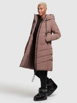 Khujo Manteaux Dhiver Manteau D’hiver Ayleena Femme Chamois -Magasin de vêtements Khujo pas cher 94b7a1c3c76725a319b10568738db85e