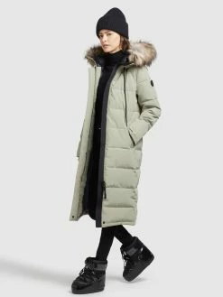 Khujo Manteaux Dhiver Manteau D’hiver LOLL Femme Vert Pastel -Magasin de vêtements Khujo pas cher 95161e8485caeec04d9bdf085dfdf63d