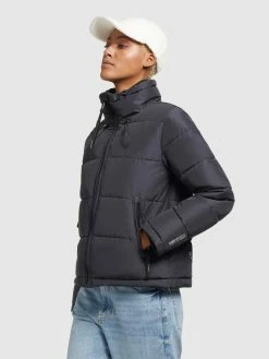 Khujo Vestes Dhiver Veste D’hiver Tuba 3 Femme Bleu Fumé -Magasin de vêtements Khujo pas cher 95639bfa4cd5aeadbdd6fa947c61bdb6