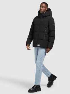 Khujo Vestes Dextérieur Veste Fonctionnelle TURREL Homme Noir -Magasin de vêtements Khujo pas cher 95c25120164a02421d7e801068f9ded1