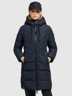 Khujo Manteaux De Mi-saison Manteau Mi-saison Mugg Femme Bleu Marine -Magasin de vêtements Khujo pas cher 95c9fa60dd67072ee22723bfd5264971