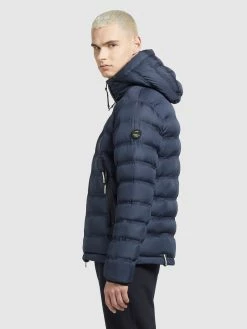 Khujo Vestes Dhiver Veste D’hiver Gamer Homme Bleu Foncé -Magasin de vêtements Khujo pas cher 9601cce8a768db3af42f136c60b089a2