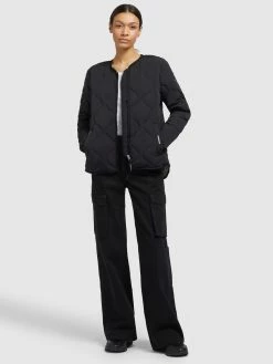 Khujo Vestes De Mi-saison Veste Mi-saison ALMA Femme Noir -Magasin de vêtements Khujo pas cher 97eaadd48d35aa472ad22da61864b73b