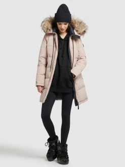 Khujo Manteaux Dhiver Manteau D’hiver Cloren Femme Rose -Magasin de vêtements Khujo pas cher 986efb08bec4bed1e16cb7b2087a2a9a