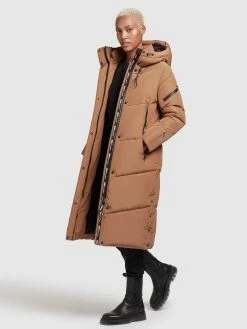 Khujo Manteaux De Mi-saison Manteau Mi-saison Sonje Femme Caramel -Magasin de vêtements Khujo pas cher 990500e73663e06adc576c41537f233d