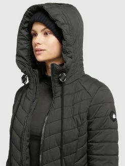 Khujo Manteaux Dhiver Manteau D’hiver Nita Femme Kaki -Magasin de vêtements Khujo pas cher 993fee77998efc3d8495517a4ca6468e