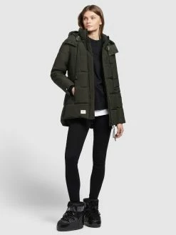 Khujo Vestes Dhiver Veste D’hiver Eunice Femme Olive -Magasin de vêtements Khujo pas cher 99904d1e5c690dda0ccf7e536db040c5