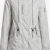 Khujo Parkas Parka Mi-saison Dayes Femme Blanc Cassé