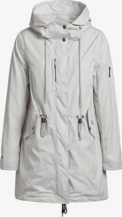 Khujo Parkas Parka Mi-saison Dayes Femme Blanc Cassé